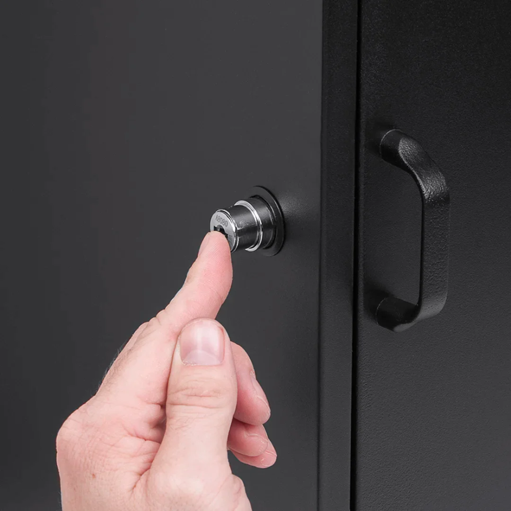 Barska Cb13332 Black Parcel Mailbox With Package Compartment Mpb-600 | Key Lock