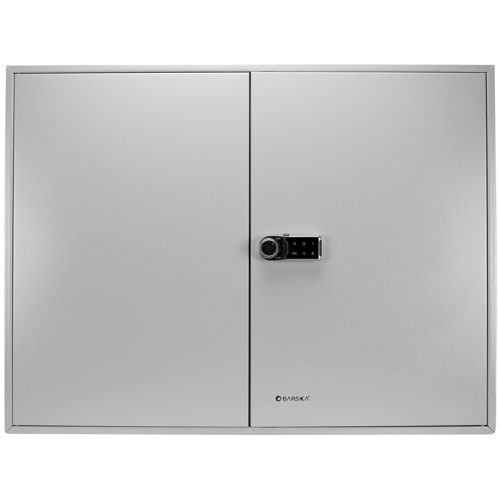 Barska Cb13604 400 Keys Adjustable Key Lock Box With Digital Lock Gray | Key Lock