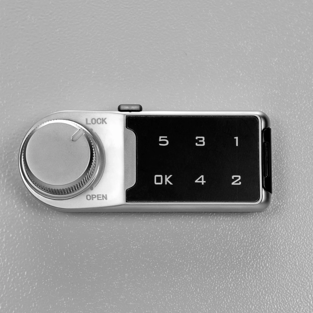 Barska Cb13604 400 Keys Adjustable Key Lock Box With Digital Lock Gray | Key Lock