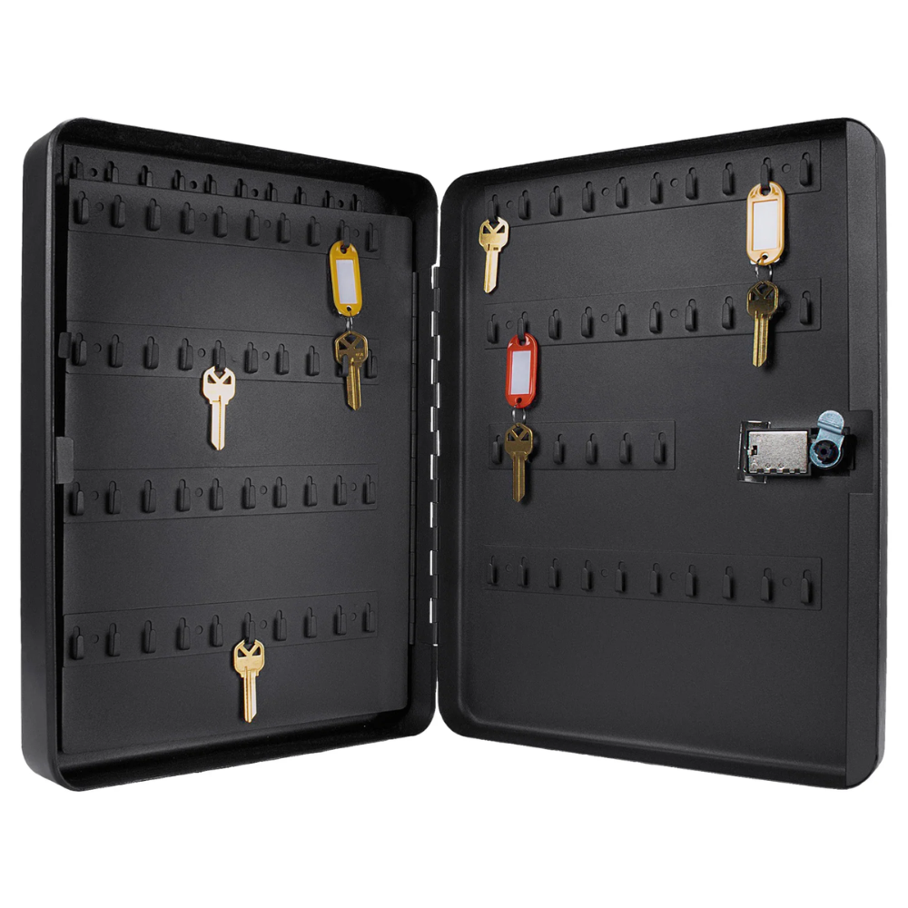 Barska Cb13608 156 Keys Lock Box With Combination Lock - Black | Key Lock