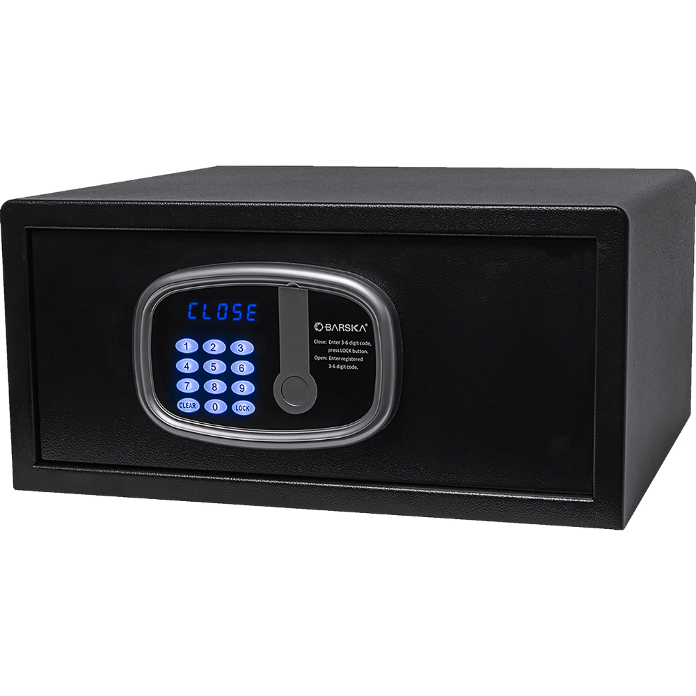 Barska HS13404 17" Laptop Hotel Safe | Keypad & Key Lock