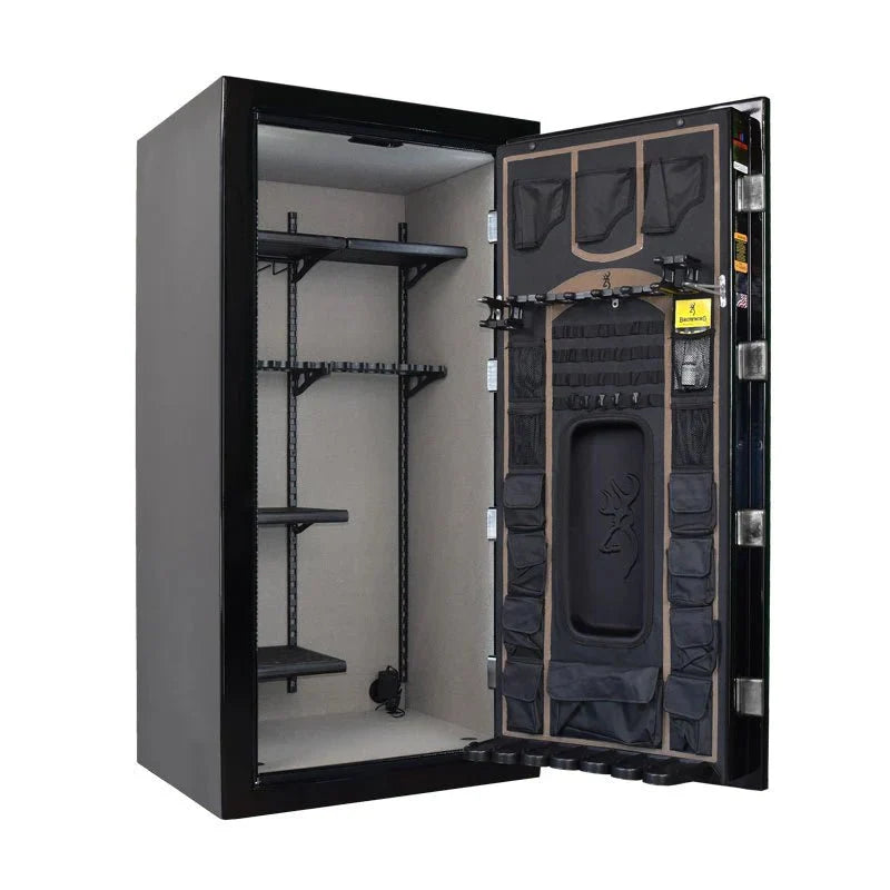 Browning HC33 Hell's Canyon 33-Gun Safe — adjustable shelves and door organizer