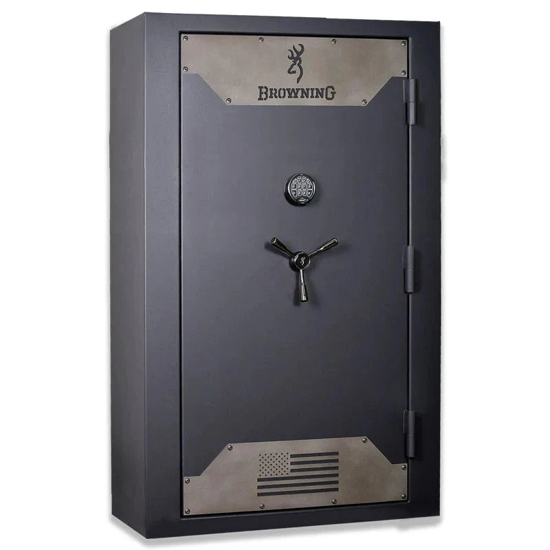 Browning HTR49T Hunter Deluxe Tall 49-Gun Safe — Textured Black exterior