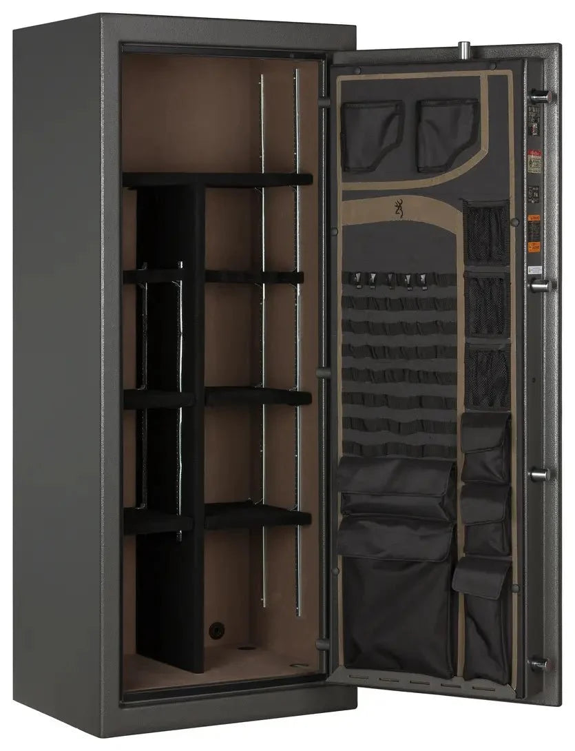 Browning SP20 Sporter 20-Gun Safe — adjustable shelves and door organizer