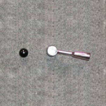 Browning Standard Out-Swing Vault Door | Gloss Black — interior release handle detail
