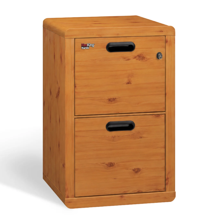 FireKing Turtle Contour 1 Hour Fire Rated File Cabinet | Letter/Legal Filing | 2 or 4 Drawers