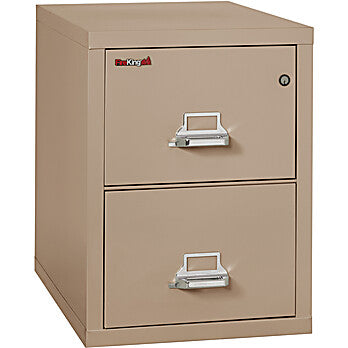 Fireking 2-Hour Fire Rated Vertical File Cabinet 2-Drawer