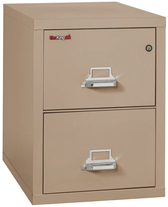 Fireking Vertical 1-Hour Fire Rated File Cabinet 2-Drawer