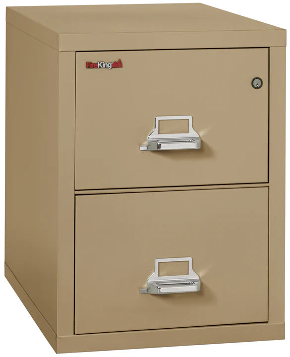 Fireking Vertical 1-Hour Fire Rated File Cabinet 2-Drawer