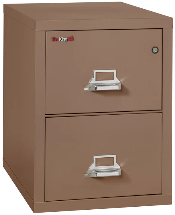 Fireking Vertical 1-Hour Fire Rated File Cabinet 2-Drawer