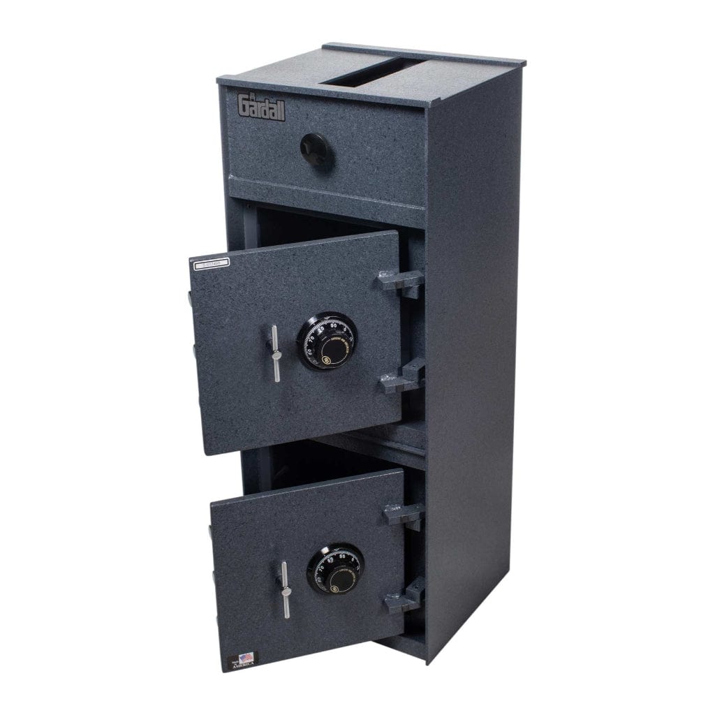 Gardall RC1237 Heavy Duty Double Door Depository | Rotary Chamber | B-Rated Safe | Single Door Option