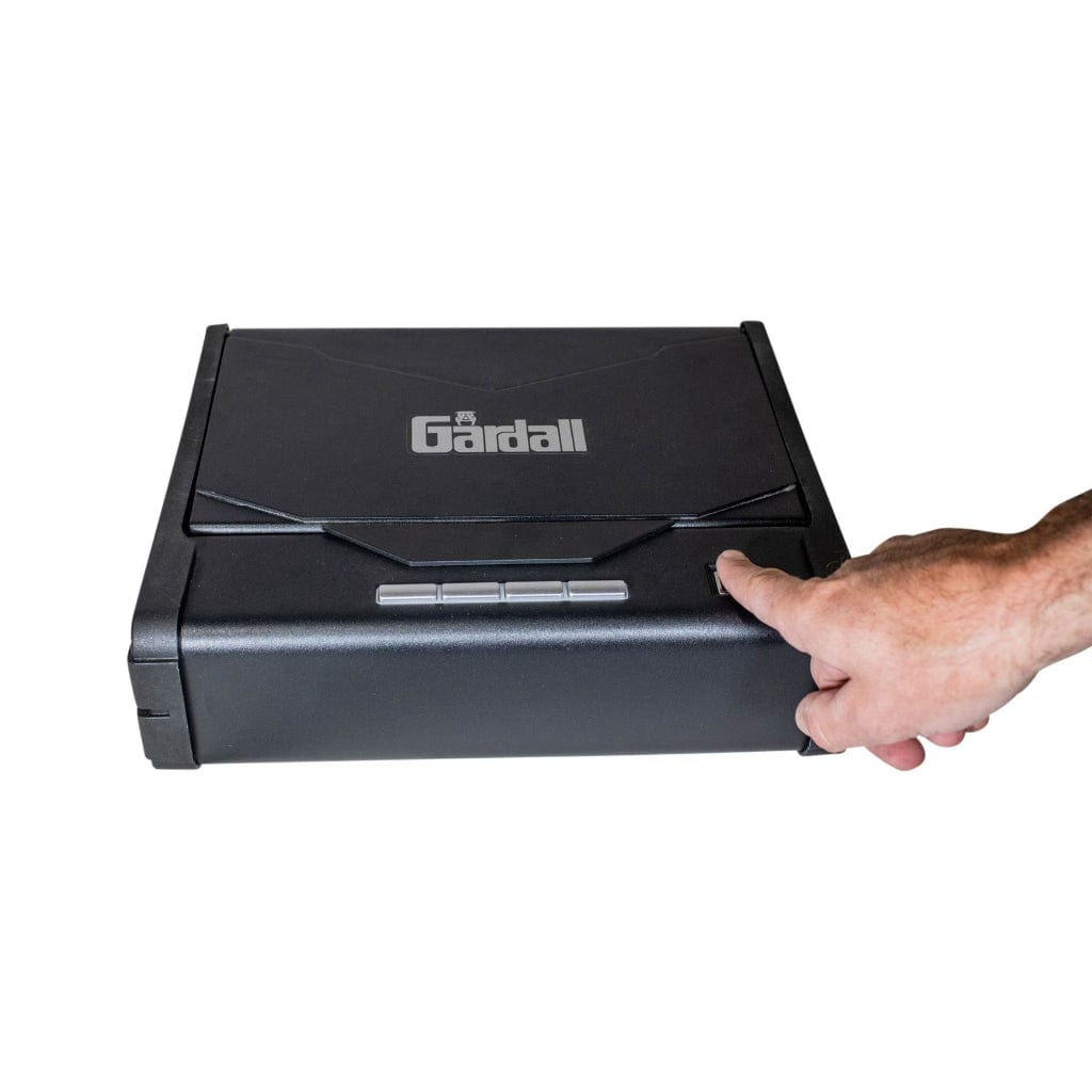 Gardall PS96-B-BE Pistol Safe | Biometric Fingerprint Lock | Convenient Handle | Quality Steel Construction