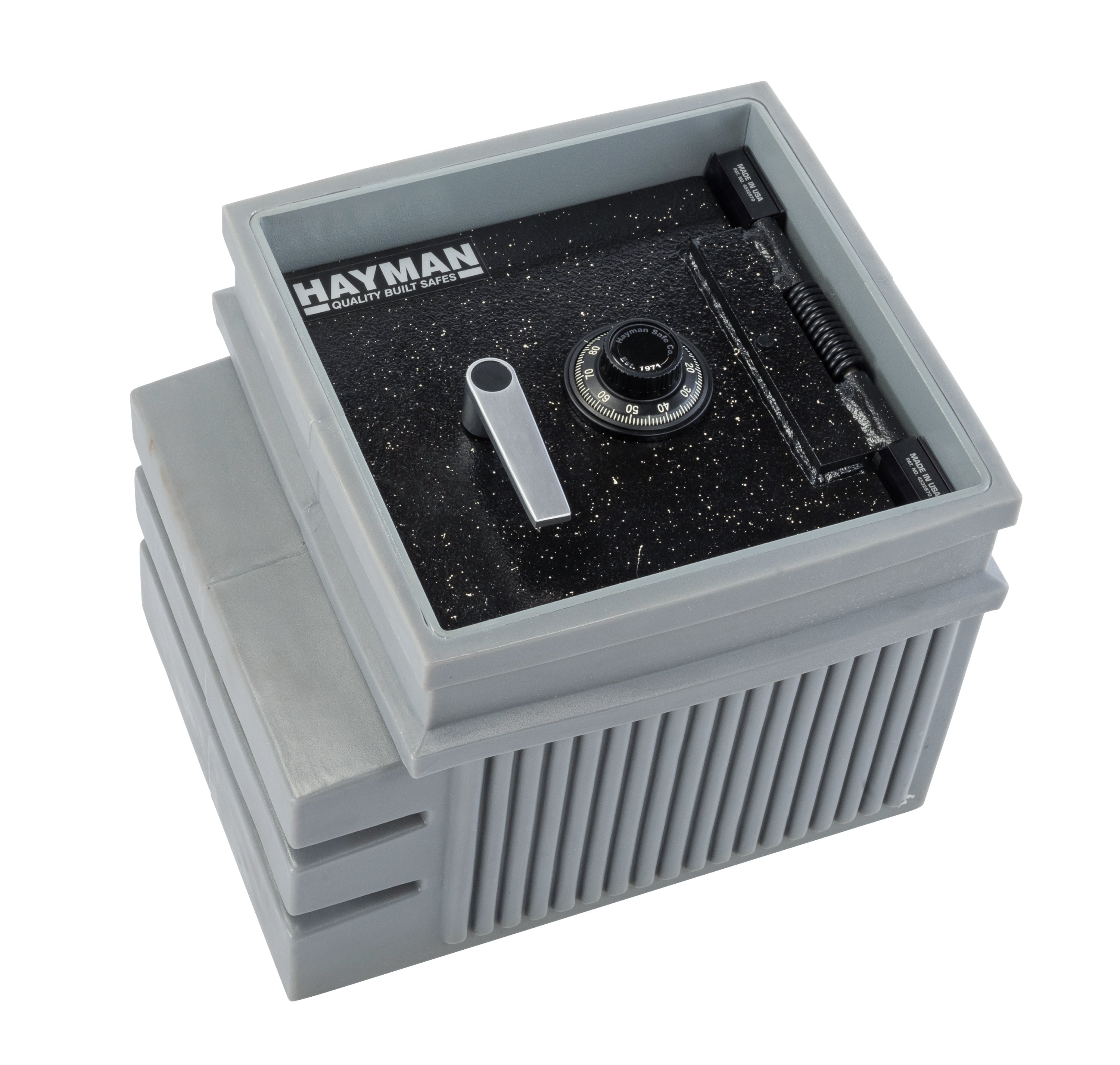 Hayman FS-2300B-C Polyethylene In-Floor Safe | B-Rate | 1/2" Solid Steel Door