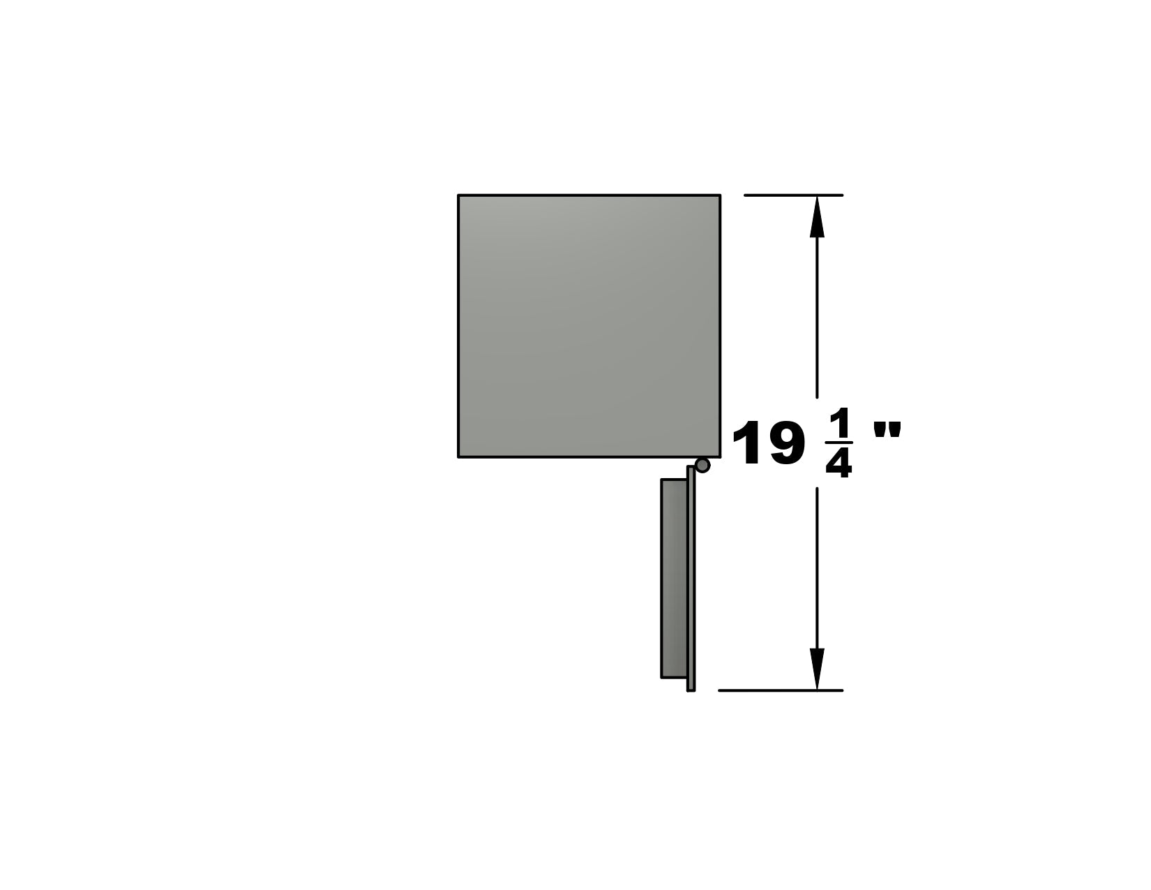 Hayman WS6-C Heavy Duty Wall Safe | B-Rate | Cinder Block Installation