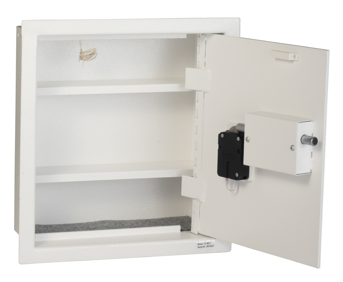 Hayman WS7 E Heavy Duty Wall Safe | Electronic Lock | Fits 6 Inch Wall