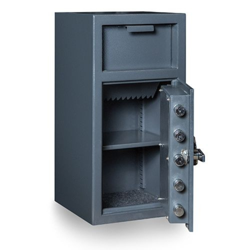Hollon FD-2714C Depository Safe with Dial Combination Lock