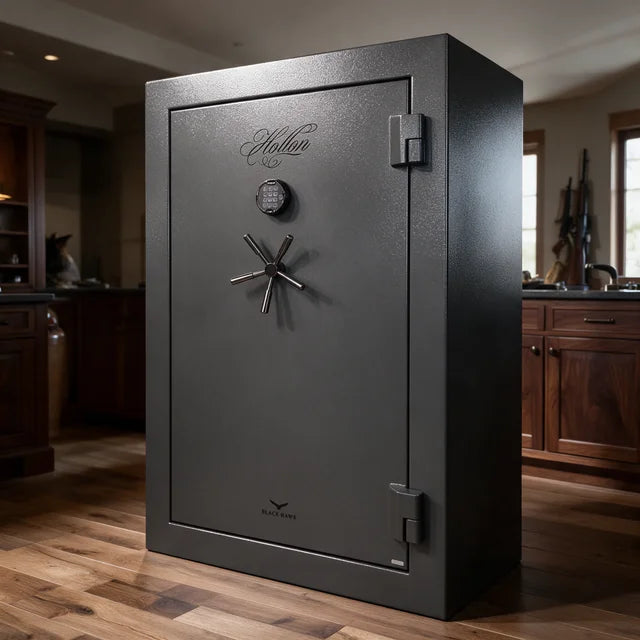 Hollon BHS-39E Black Hawk Series Gun Safe with Electronic Lock | 90 Minute Fire Rating | 39 Gun Capacity
