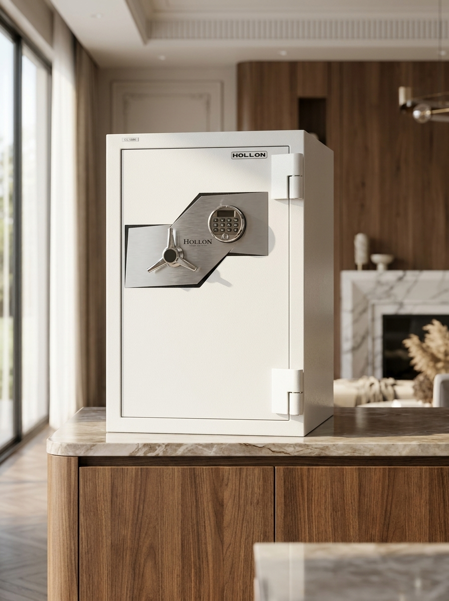 Hollon FB-685E Oyster Series Fire And Burglary Safe with Electronic Lock | 2.36 Cubic Feet | 2 Hour Fire Rating