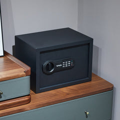 RPNB Compact Security Safe With Combination Lock, Personal Steel Safe Box, 0.5 Cubic Feet, RP25ESA