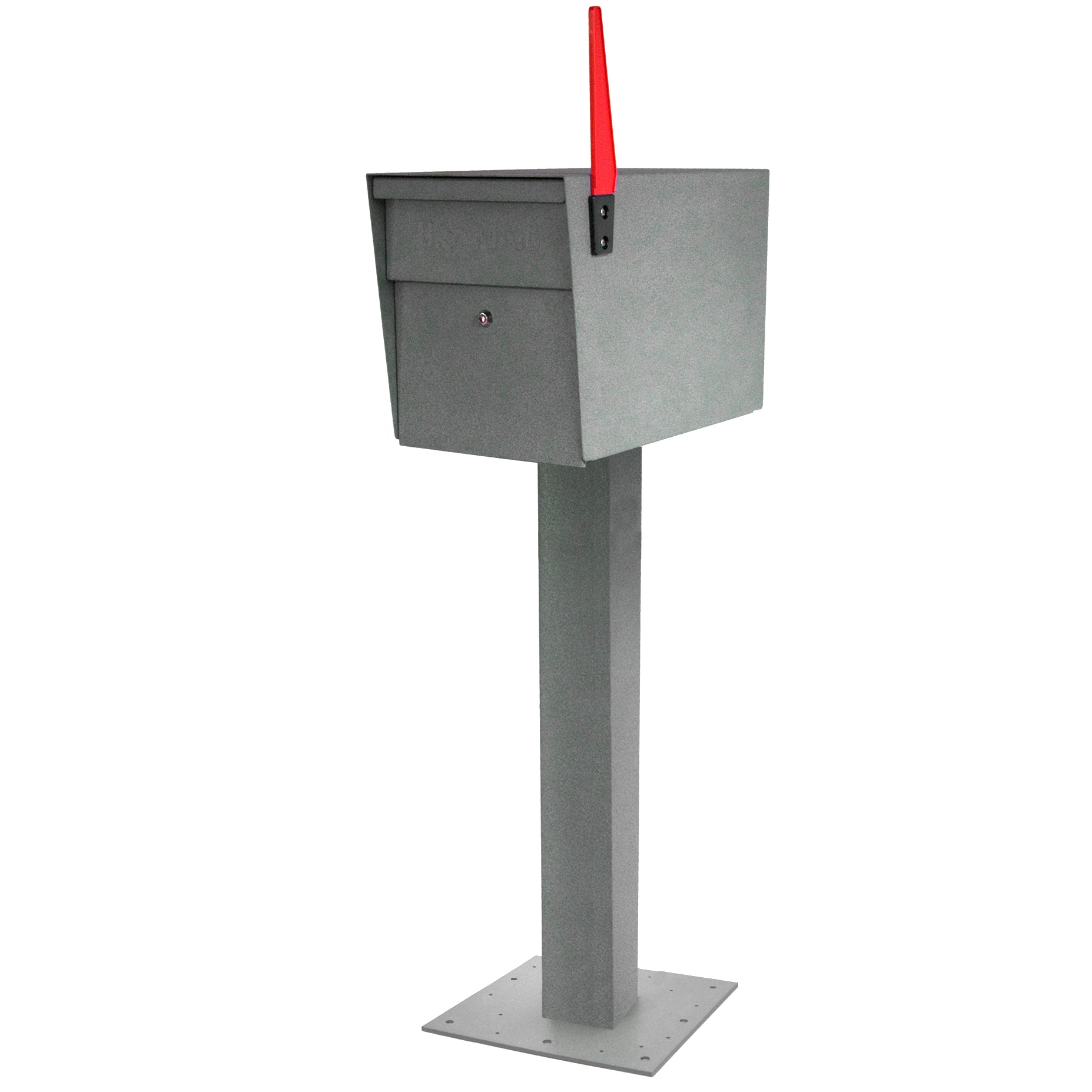 Mail Boss 27" Surface Mount with Base Plate