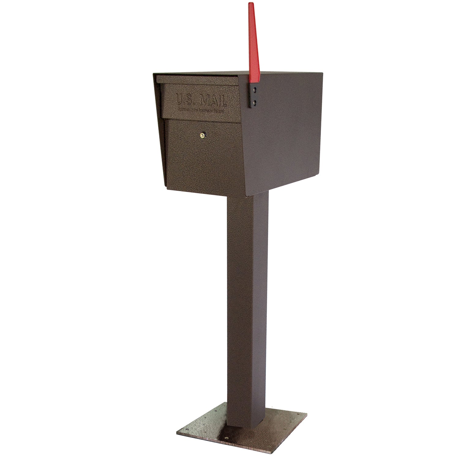 Mail Boss 27" Surface Mount with Base Plate