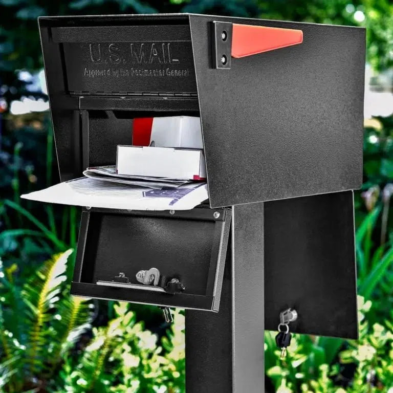 Mail Boss Mail Manager Street Safe Latitude - Front and Rear Locking Mailbox