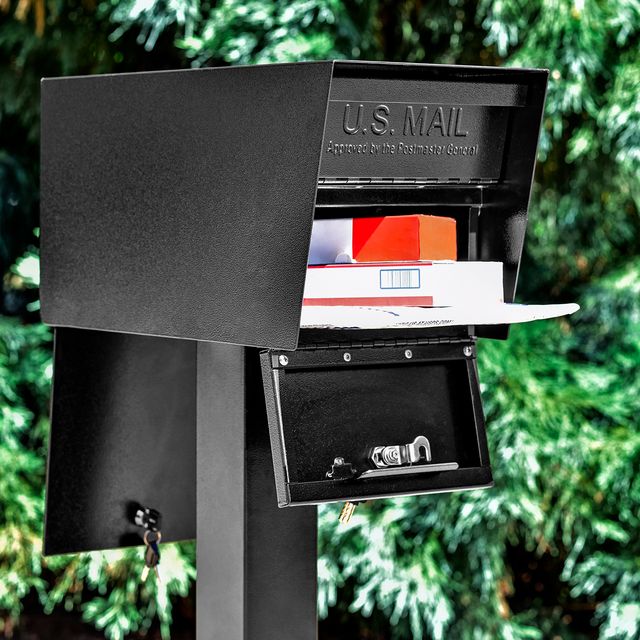 Mail Boss Mail Manager Street Safe Latitude - Front and Rear Locking Mailbox