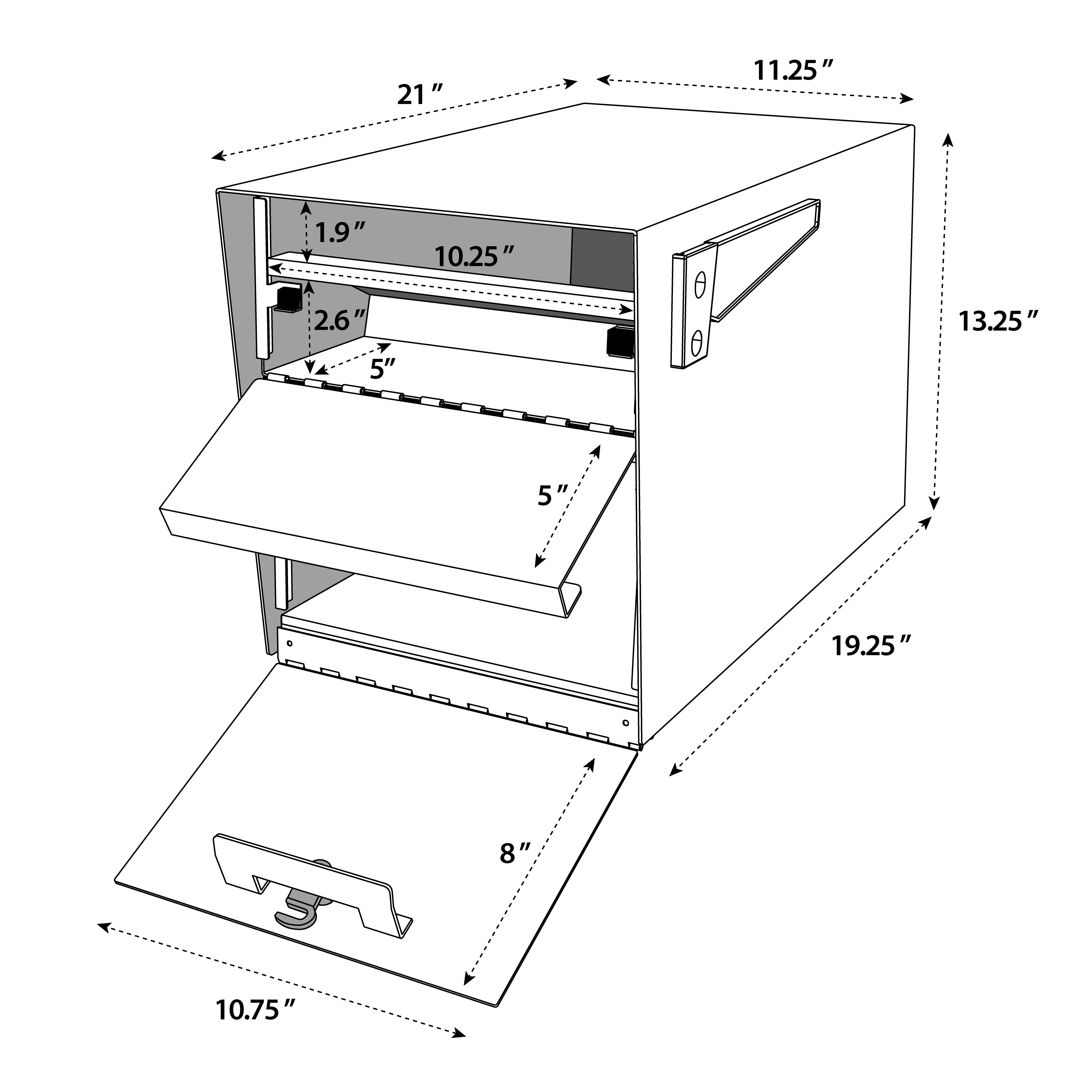 Mailboss Original Curbside Locking Mailbox
