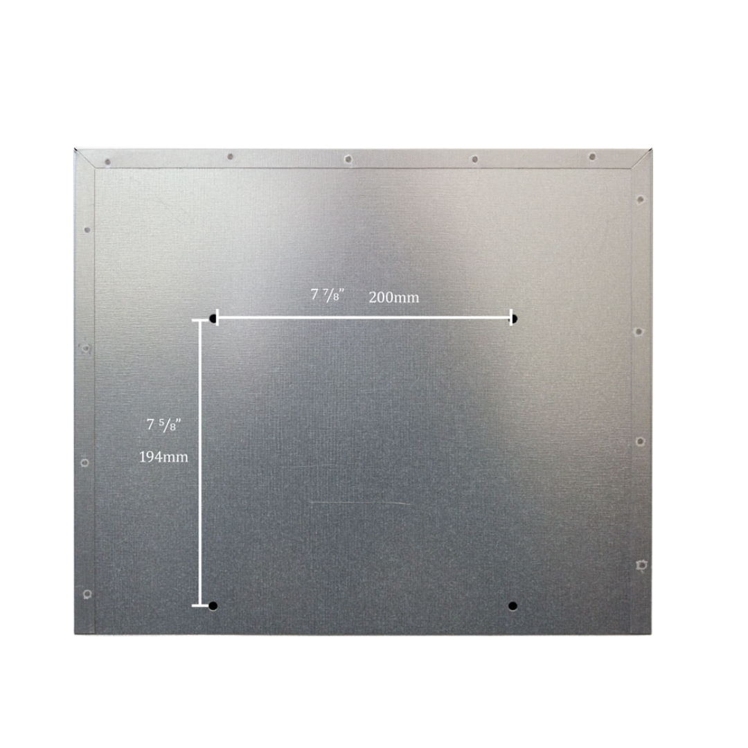 Qualarc ALX-LT150-BK Allux Locking Wall Mount Mailbox - Black