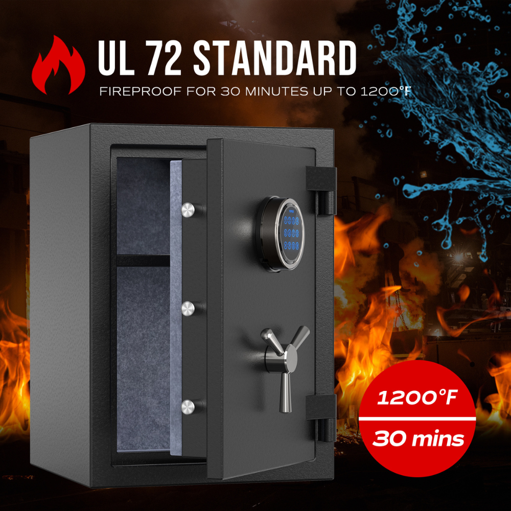 RPNB RPEFS50 Digital Keypad Fireproof Safe | 1.29 Cubic Feet