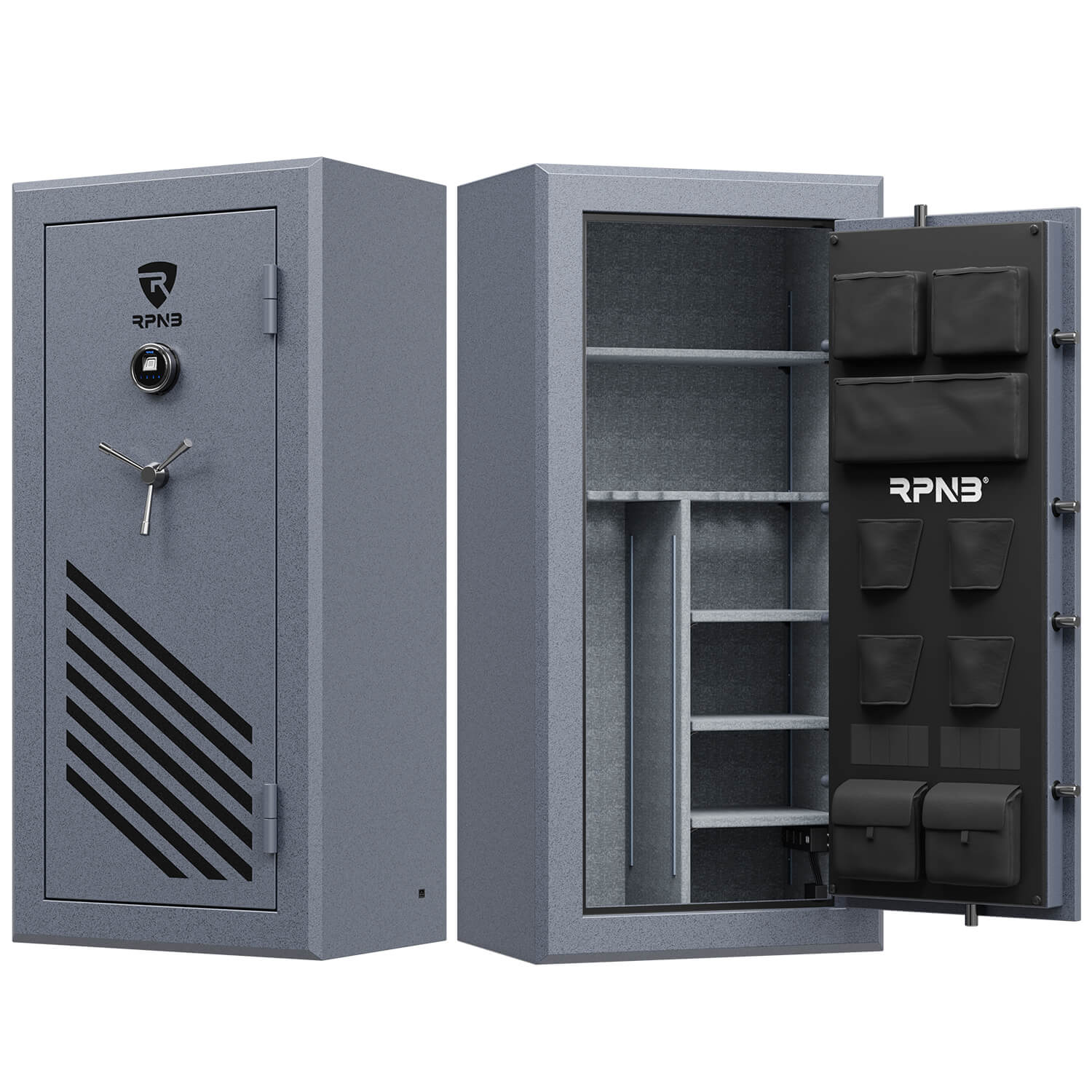 RPNB 30 Long Gun Fireproof Digital Fingerprint Safe (Grey) RPFS30-G