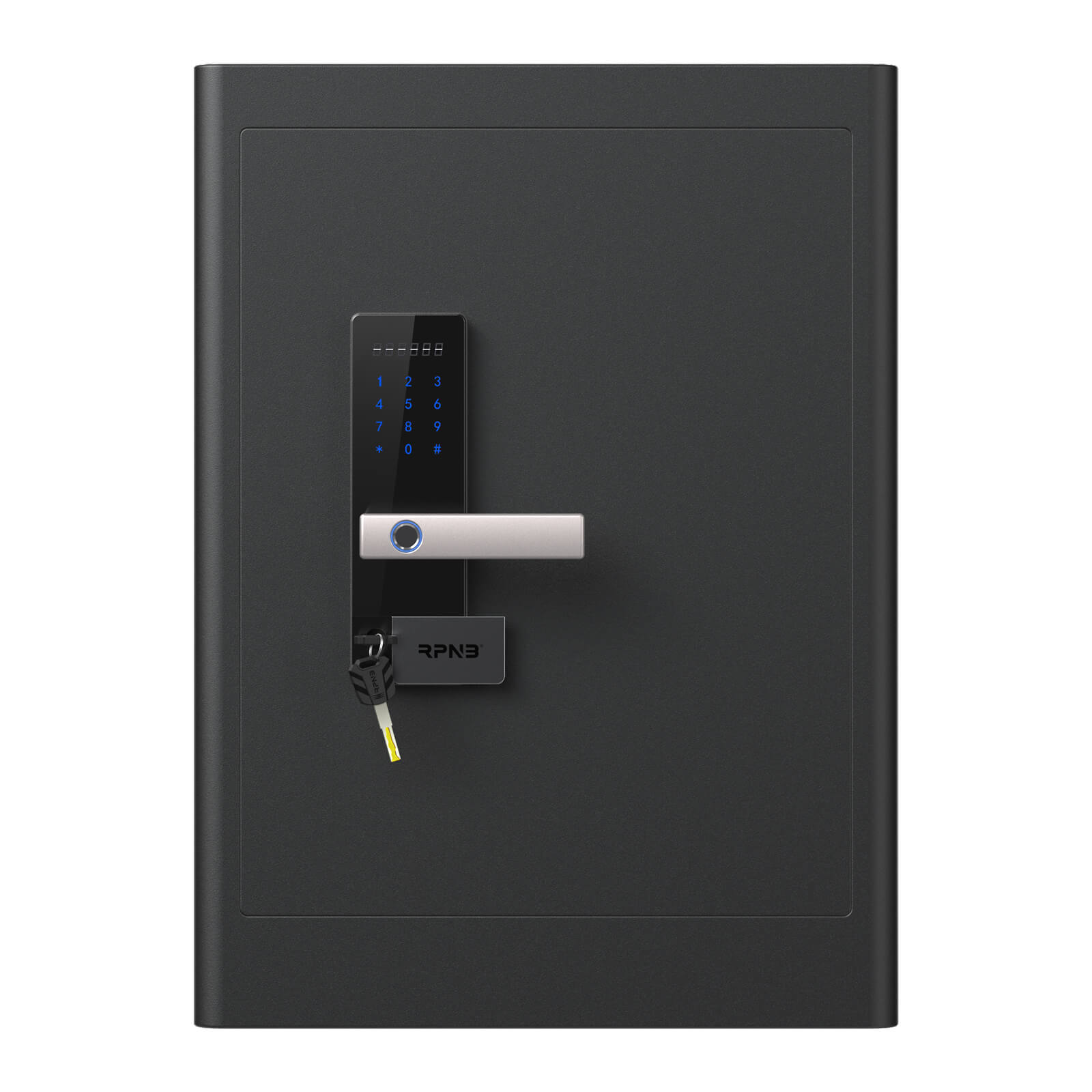 RPNB Black Smart Touch Screen Biometric Fingerprint Deluxe Nightstand Safe - RPHS60