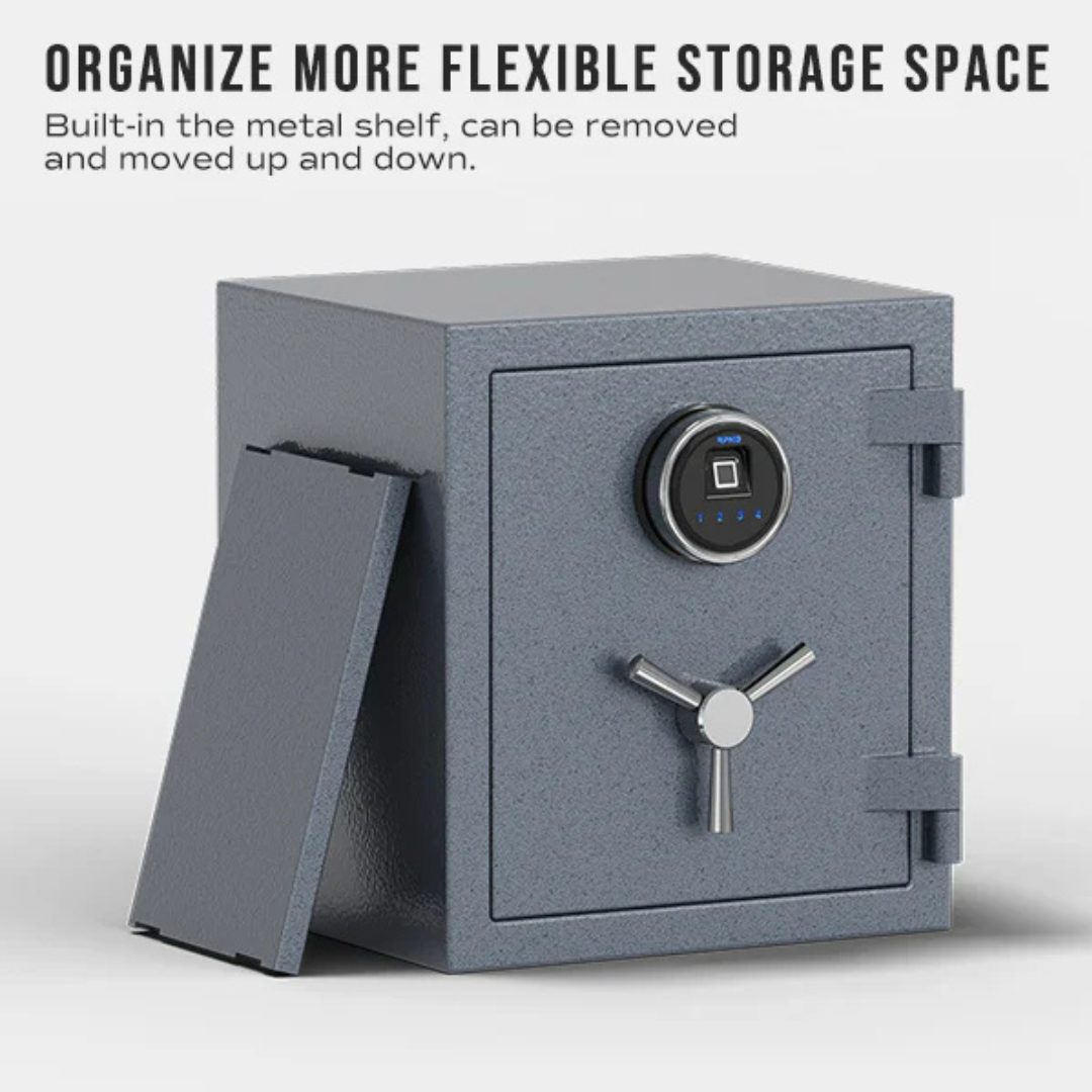 RPNB Grey Deluxe Fireproof Safe with Smart Touchscreen Keypad - RPFS40G