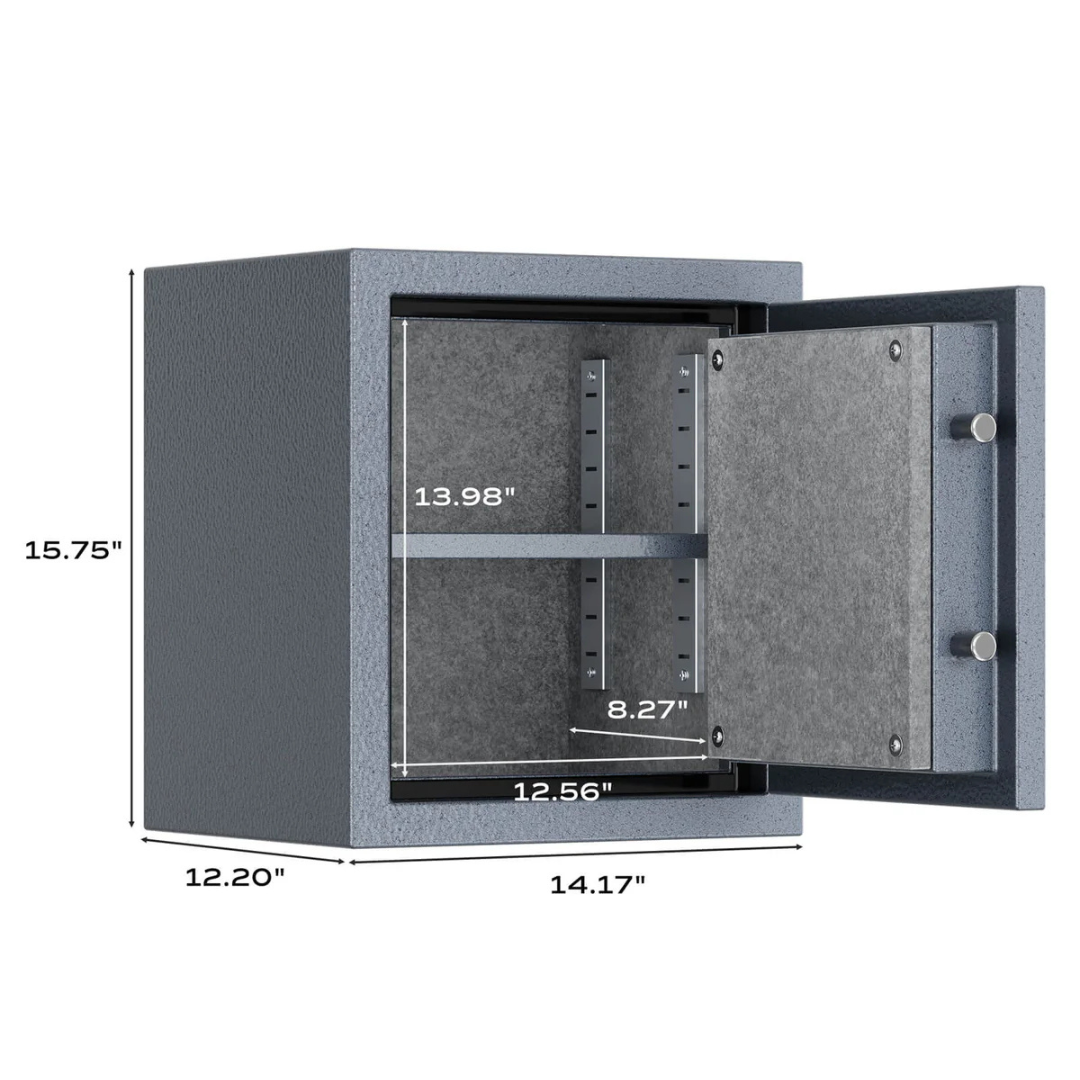 RPNB Grey Deluxe Fireproof Safe with Smart Touchscreen Keypad - RPFS40G
