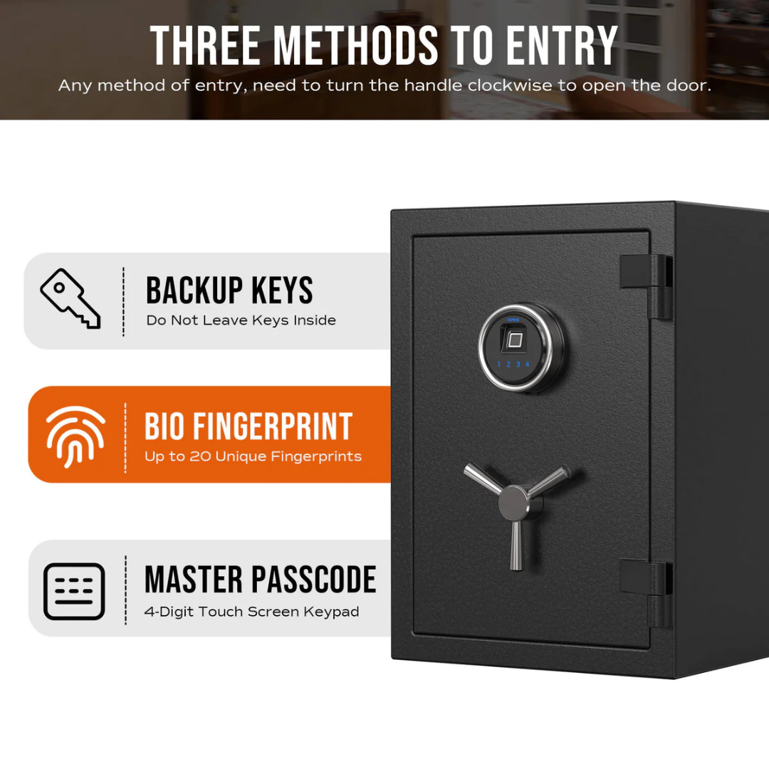 RPNB High Capacity Digital Fireproof Safe with Adjustable Shelf - RPFS50