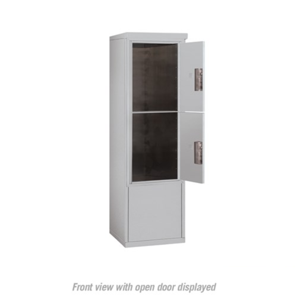 Salsbury 10 Door High Free-Standing 4C Horizontal Parcel Locker | 2 Parcel Lockers with Private Access