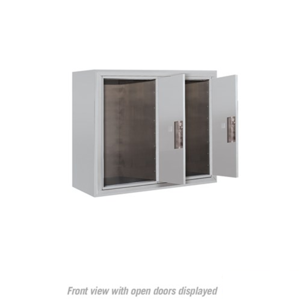 Salsbury 6 Door High Surface Mounted 4C Horizontal Parcel Locker | 2 Parcel Lockers with Private Access