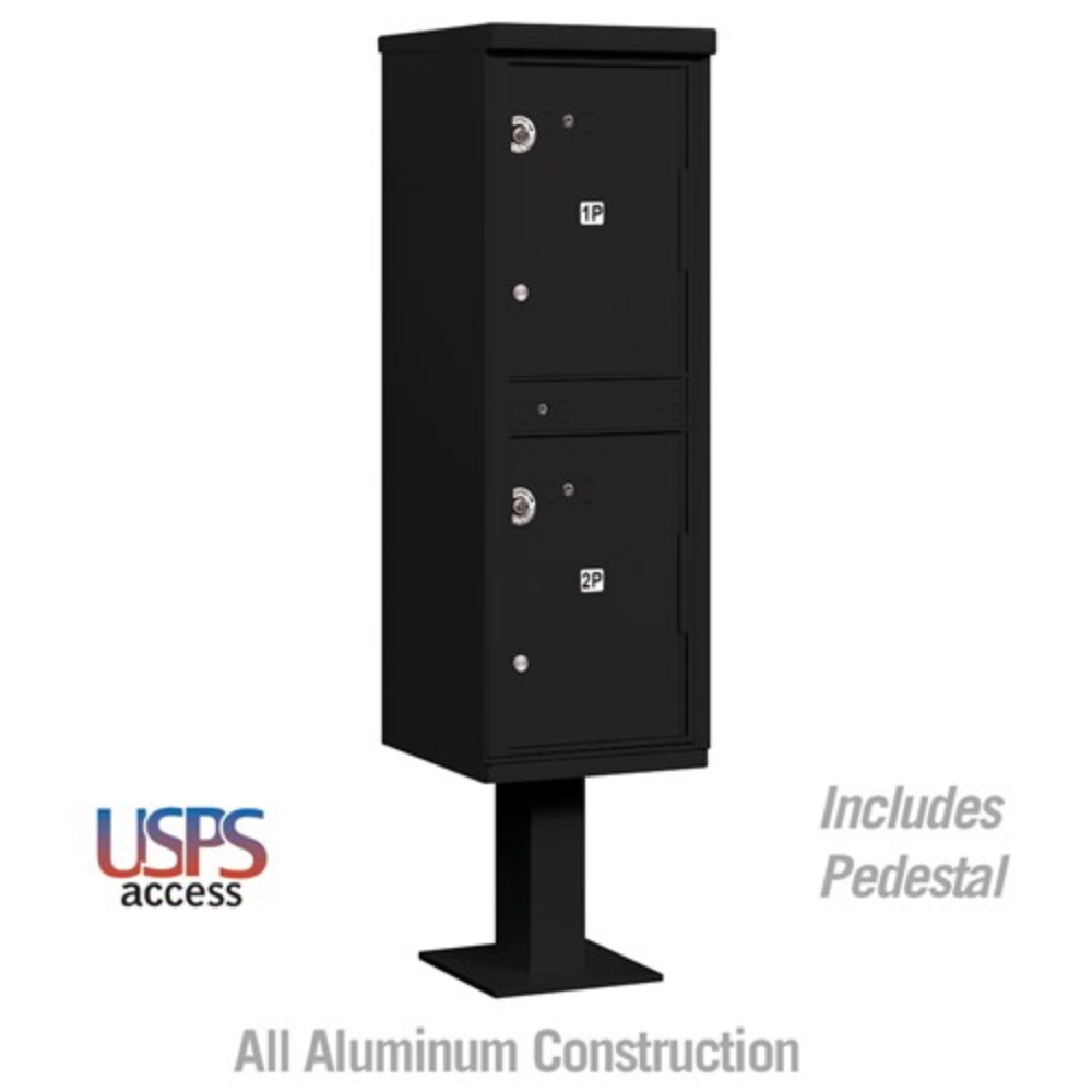 Salsbury Outdoor Parcel Locker | 2 Compartments with USPS Access – Type 1