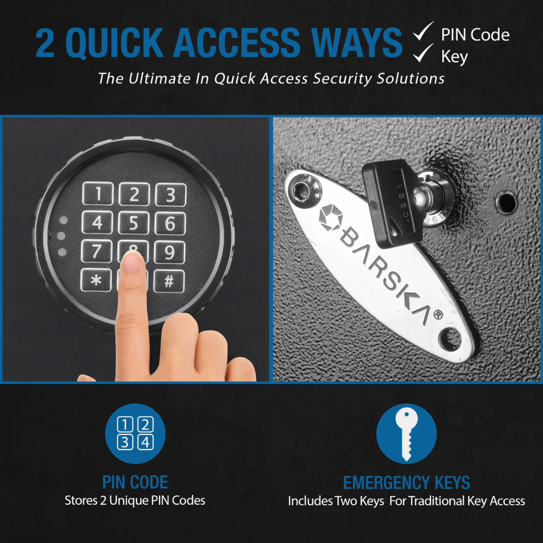 Secure Zoned - Barska AX13100 Keypad Rifle Safe 5