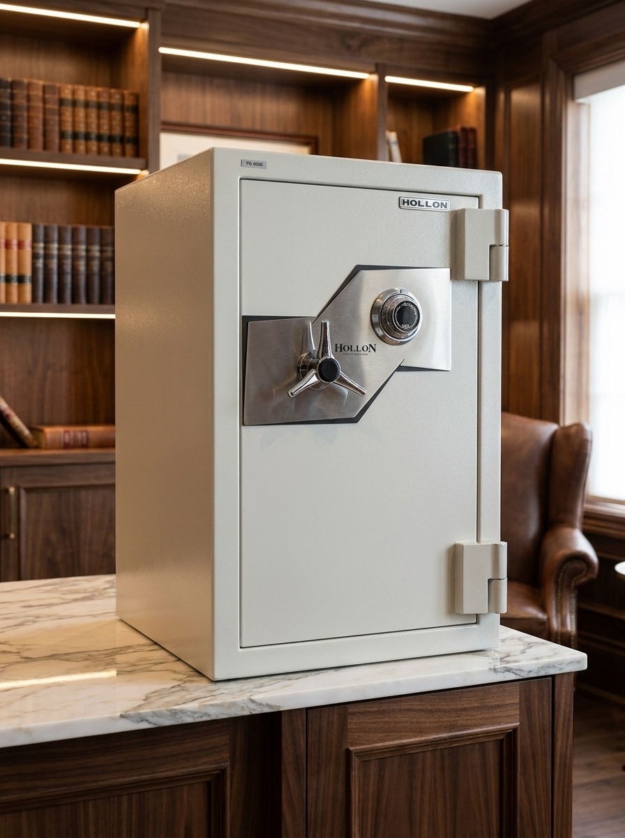 Hollon FB-845C Oyster Series Fire And Burglary Safe with Dial Combination Lock | 3.63 Cubic Feet | 2 Hour Fire Rating