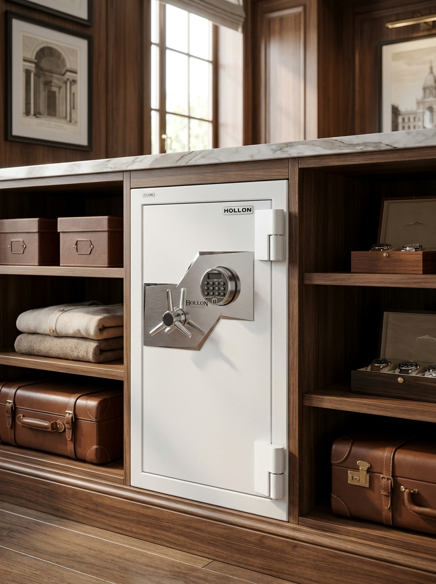 Hollon FB-845E Oyster Series Fire And Burglary Safe with Electronic Lock | 3.63 Cubic Feet | 2 Hour Fire Rating
