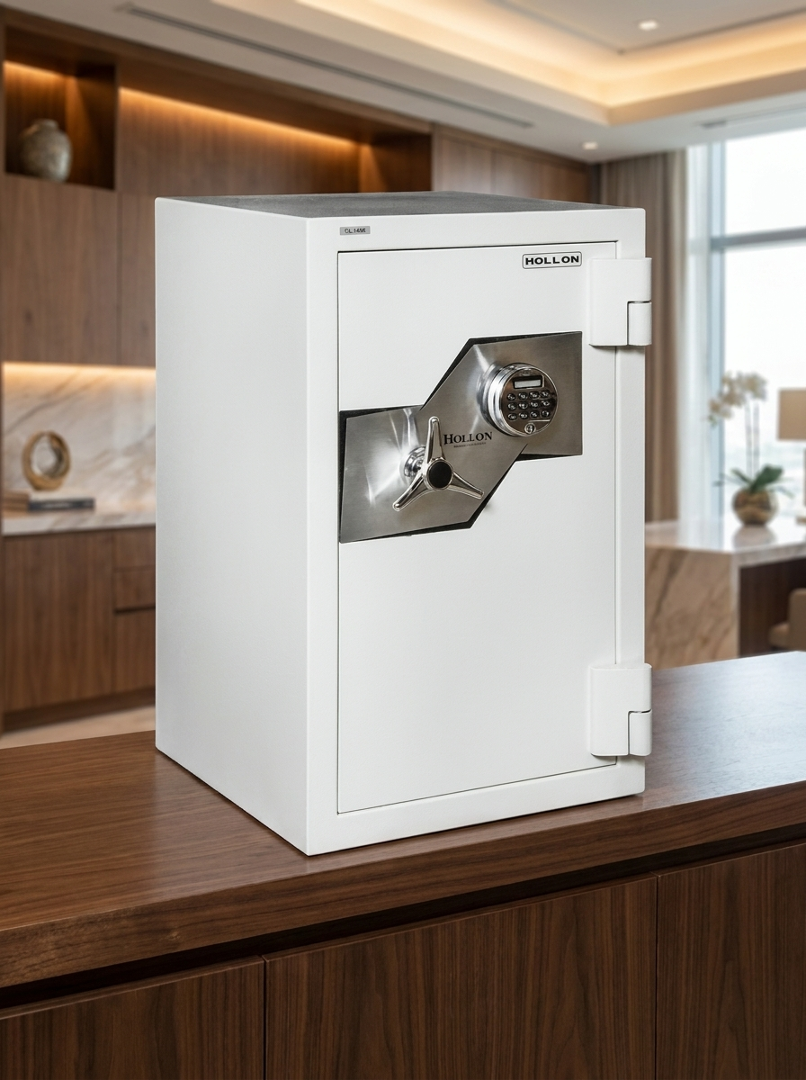 Hollon FB-845E Oyster Series Fire And Burglary Safe with Electronic Lock | 3.63 Cubic Feet | 2 Hour Fire Rating