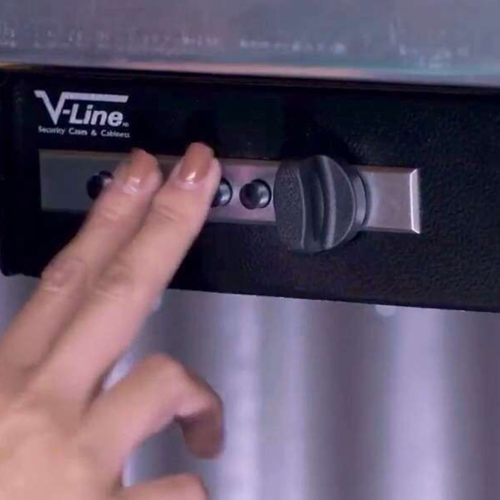 V-Line Desk Mate Handgun Safe 2597-S BLK