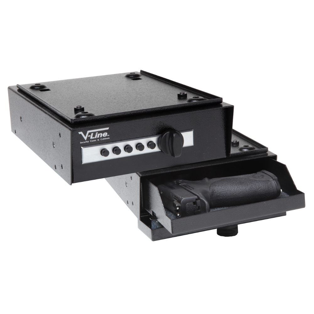 V-Line Desk Mate Handgun Safe 2597-S BLK