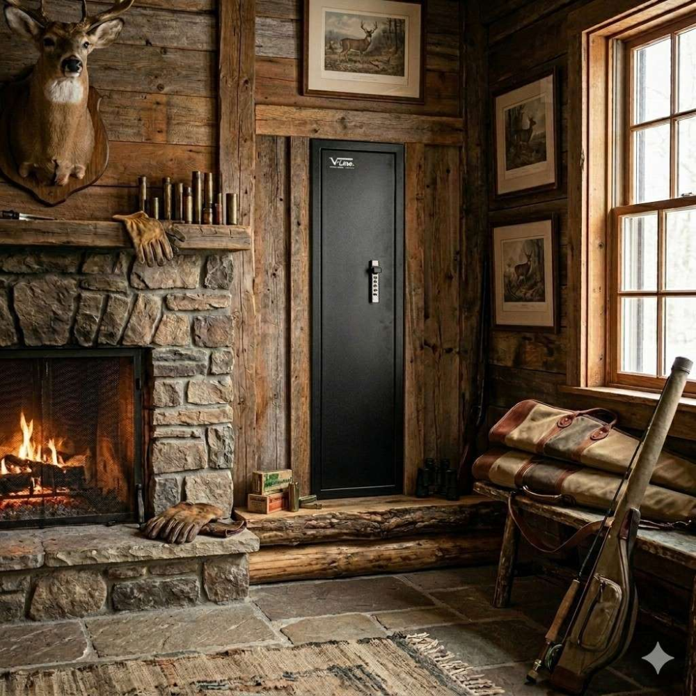 V-Line Tactical Closet Vault In-Wall Safe, 51653-S FLBK