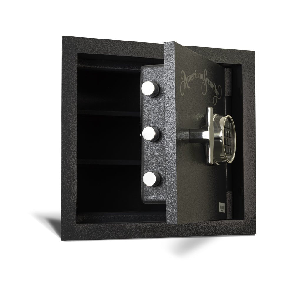 AMSEC WS1214E5 Wall Safe Door Open Empty