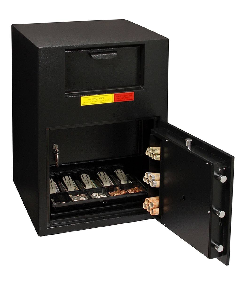 AMSEC BWB2020FL Wide Body Deposit Safe Door Open