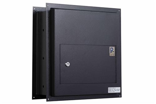 Protex WDS-311-Black Through-The Wall Locking Drop Box