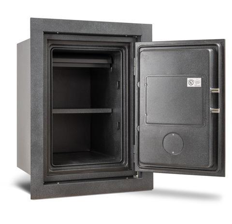 AMSEC WFS149E5LP Fireproof Wall Safe Door Wide Open Empty