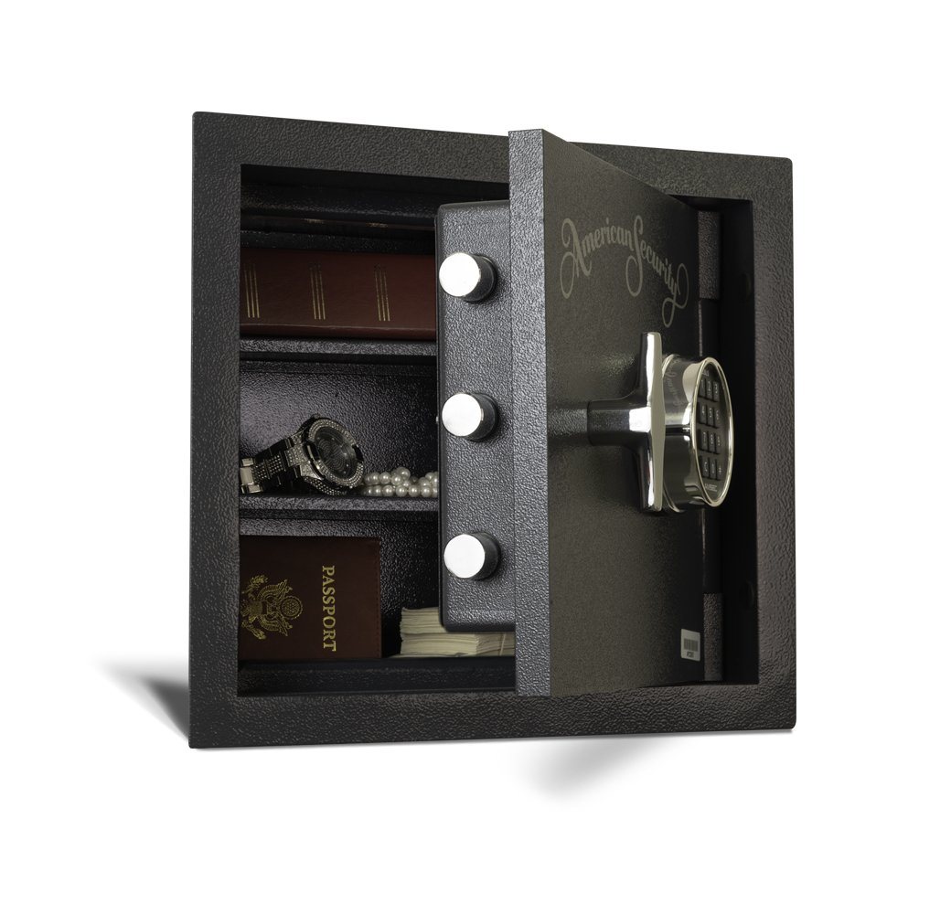 AMSEC WS1214E5 Wall Safe Door Open Full
